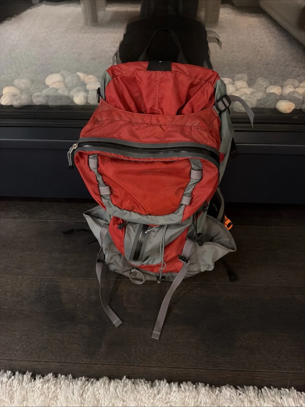 REI Red and Gray Technical Hiking Backpack